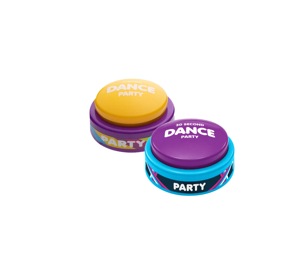 Volume 2 + Volume 4 dance party buttons