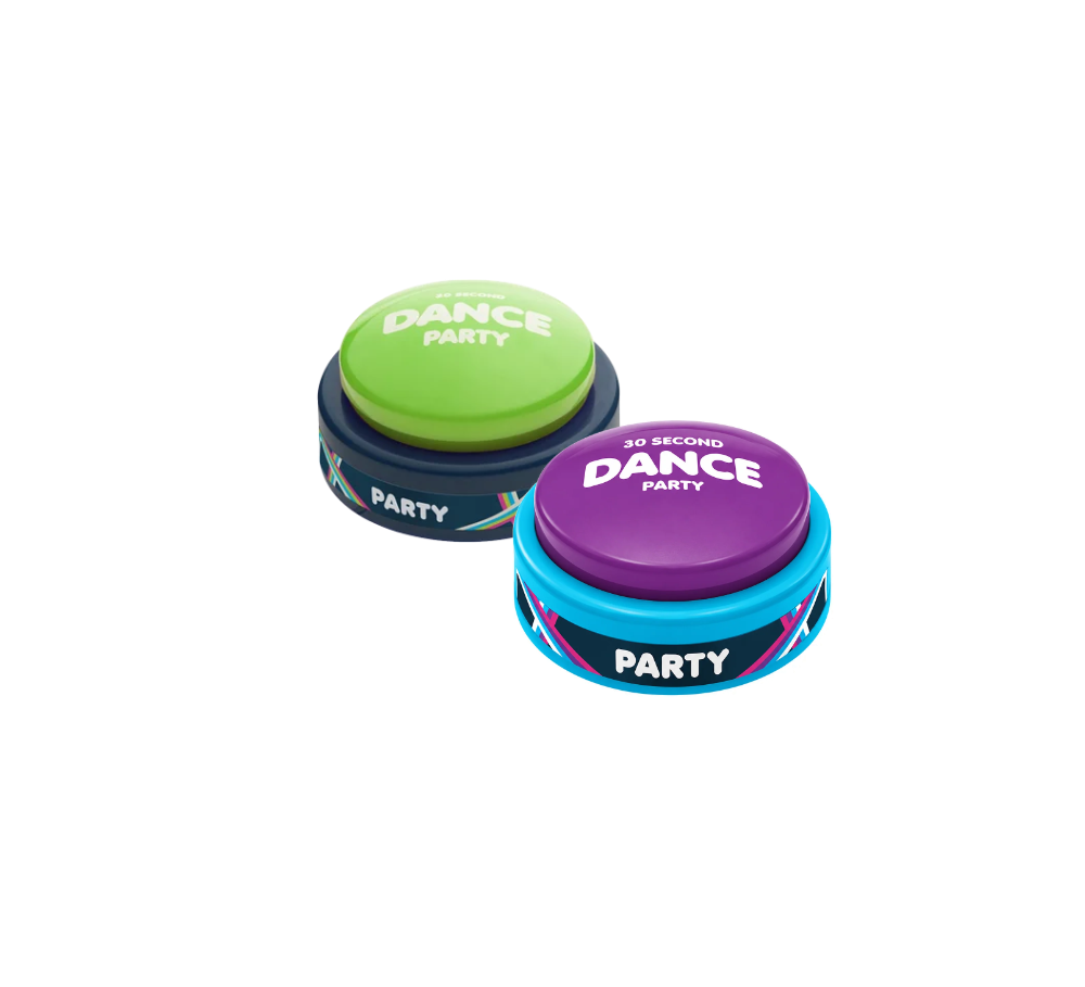 Volume 3 + Volume 4 dance party buttons