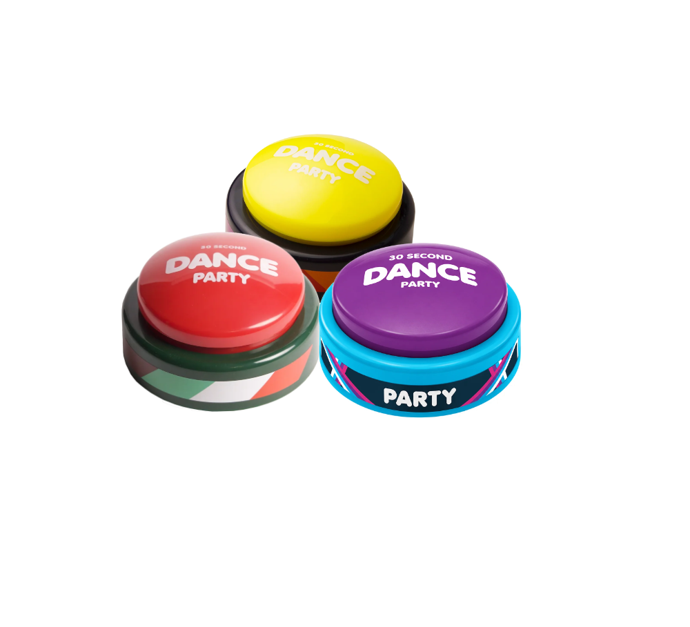 Original + Holiday + Volume 4 dance party buttons