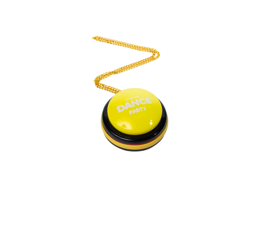The Partier (Button + Necklace)