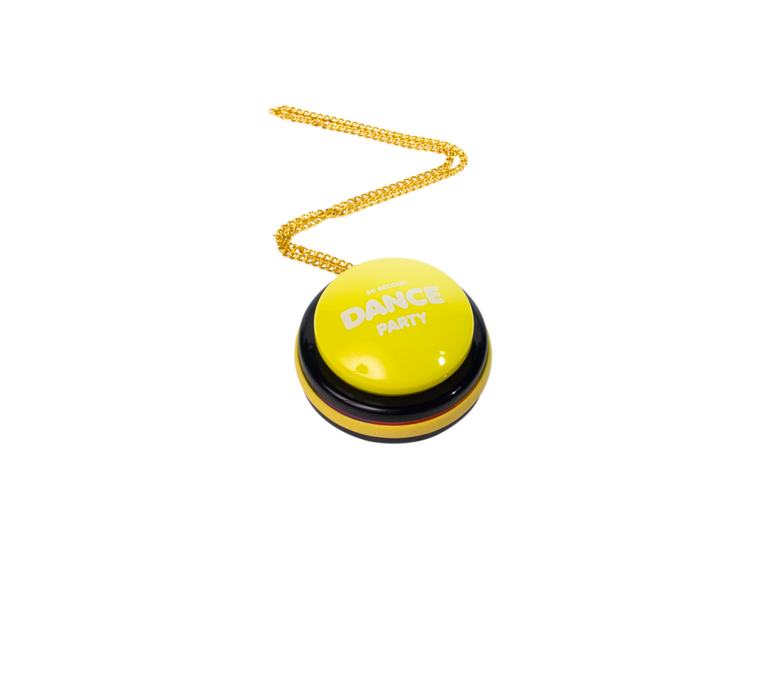 The Partier (Button + Necklace)